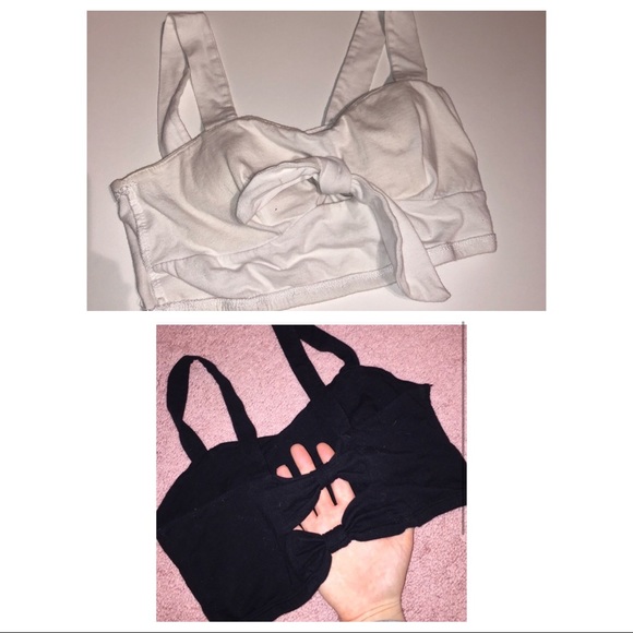 Tops - SALE!! 🔴 BUNDLE Black & White Crop Tops